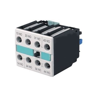 3RH1921-1FA11, 1НО+1НЗ, для контакторов типоразмеров S0…S12, фронтальный, винтовые клеммы, I