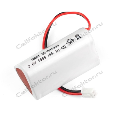 Аккумулятор / батарея Ni-Cd 3.6V 1800mAh AA Flatpack разъем JST