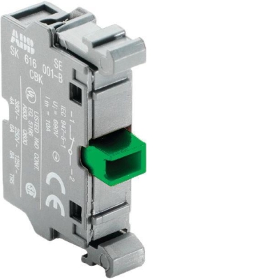 Блок контактов MCB-10 фронт. монтаж 1НО 1SFA611610R1001