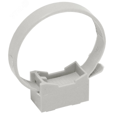 Держатель хомутный для труб со стяжкой d32-63 CFF2 сер. CTA10MP-CFF263-K41-100