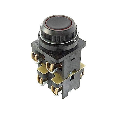 КЕ-012/3, черный, 2з+2р, цилиндр, IP40, 10А, 660В (ЭТ)