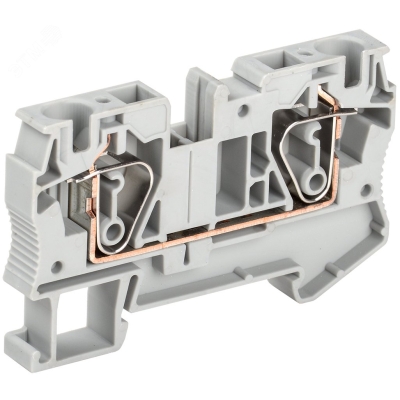 Клемма пружинная КПИ 2в-6 57А серый YZN11-006-K03