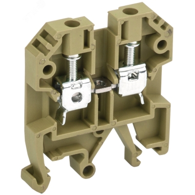 Клемма винтовая КВИ-4мм2 желтая YZN30-004-K05