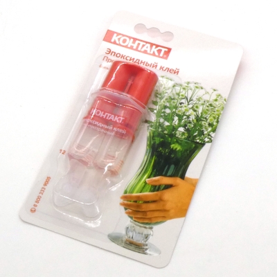 Клей КОНТАКТ эпоксидный 3мин.шприц 12мл