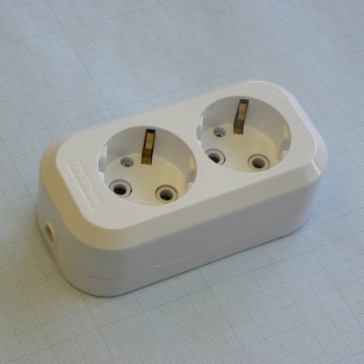 Колодка розеточная x2 16А