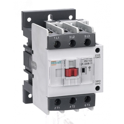 Контактор КМ-103 50А кат. 220В AC 1НО+1НЗ AC-3 22133DEK