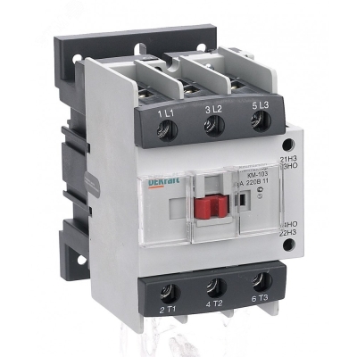 Контактор КМ-103 80А кат. 220В AC 1НО+1НЗ AC-3 22143DEK