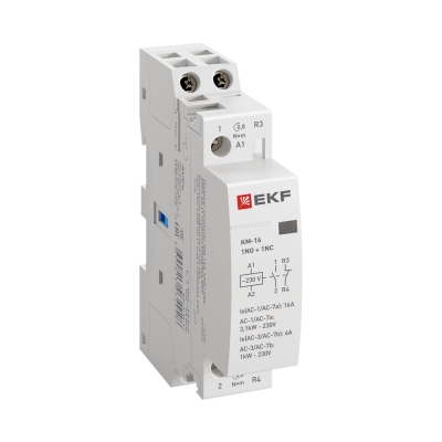 Контактор модульный КМ 16А NО+NC (1 мод.) km-1-16-11