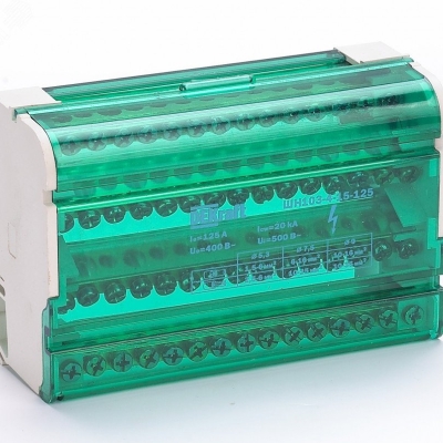 Кросс-модуль ШН-103 на DIN-рейку 4х15 групп 125А 32019DEK