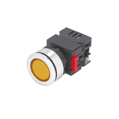 ЛС-30-О-2-24-65У1, оранжевая, светодиодная матрица d=30мм, 24В AC/DC, IP65 (ЭТ)