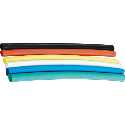 Набор термоусадочных трубок 4/2 (6 цветов по 3шт) 10см 17564