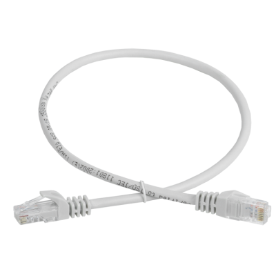 Патч-корд кат.5E UTP 1м сер. PC01-C5EU-1M-G