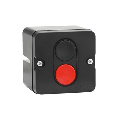ПКЕ 712 У3, 10А, 660В, чёрный и красный цилиндр, накладной, IP40 (ЭТ)