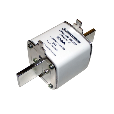 Плавкая вставка ППН-39 УХЛ3, 500А, габарит 3, IP00 (ЭТ)