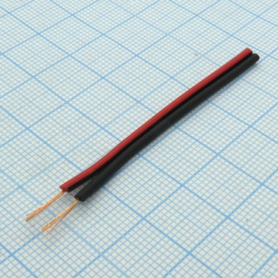 Провод акустический 2 х 0.25мм.кв.кр/ч