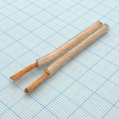 Провод акустический 2 х 2.5мм.кв.прозр.