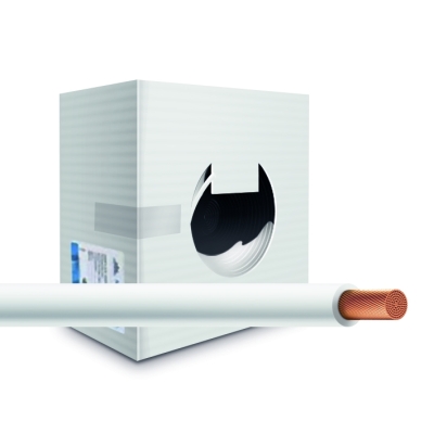 Провод монтажный cabH07V-K-1x1.5-b200-whi