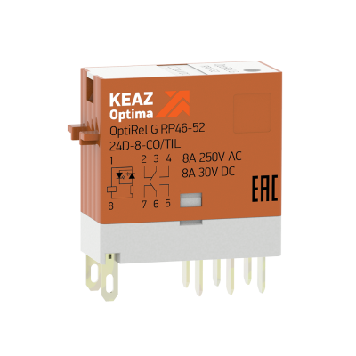 Реле промежуточное OptiRel G RP46-52-230-8-CO/TIL 281053