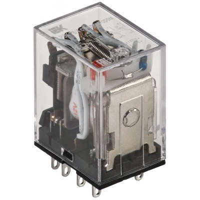 Реле РЭК78/4(MY4) с индикацией 3А 12В DC ИЭК RRP20-4-03-012D-LED