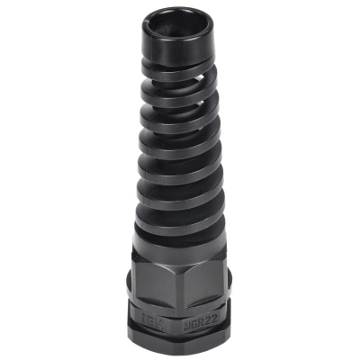 Сальник MGR 22 с гибким отводом d=10-14мм IP68 черный YSA23-12-22-68-K02