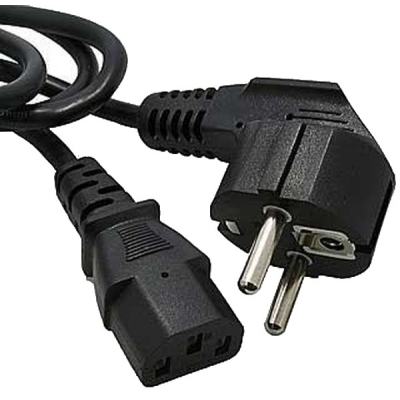 Шнур ПВС-АП 3*0,75 S22C13, черный, 1,8 м