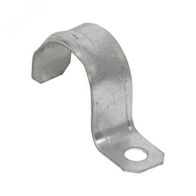 Скоба металлическая однолапковая d25-26 мм PROxima sm-1-25-26-r