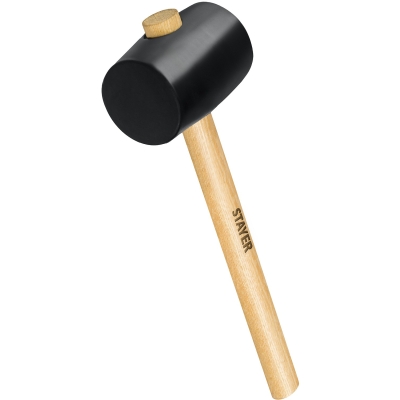 STAYER 340 г, чёрная резиновая киянка (20505-55)