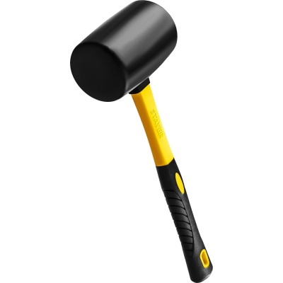 STAYER 900 г, чёрная, резиновая киянка, Professional (2054-90)