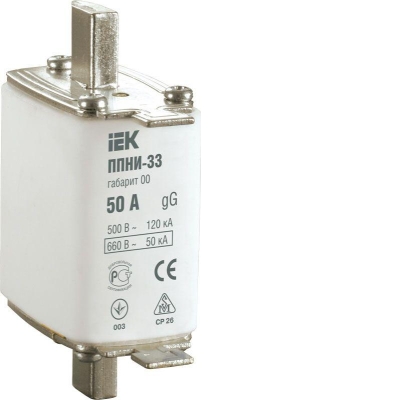 Вставка плавкая ППНИ-33 32А габарит 00 DPP10-032