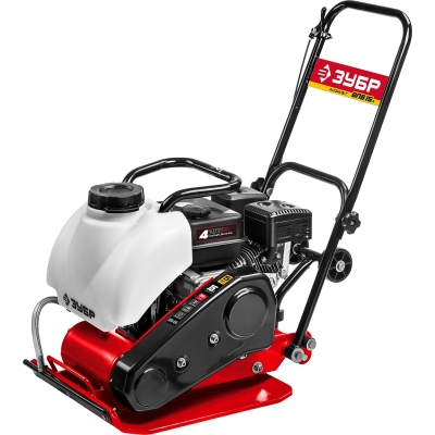 ЗУБР 15 кН, 80 кг, бензиновая виброплита (ВПБ-15 А)