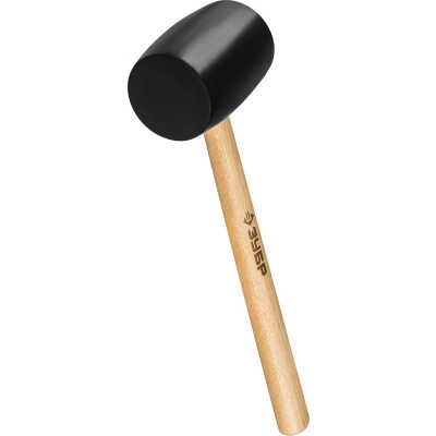 ЗУБР 450 г, чёрная, резиновая киянка (2050-65)