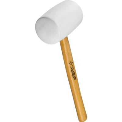 ЗУБР 900 г, белая, резиновая киянка (20511-900)