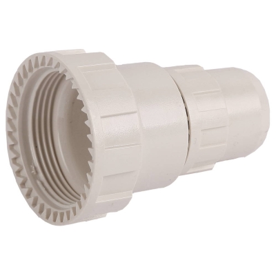 ЗУБР ШиреФит, накидная гайка - штуцер с гайкой, 32 мм - 16 мм, редукционный переходник (51476-32-16)